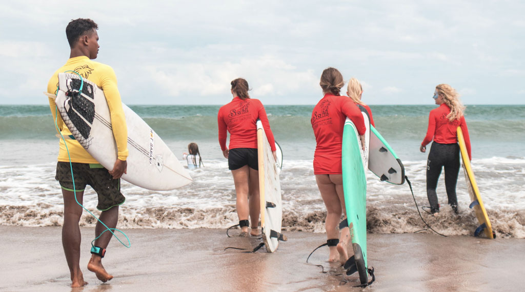 Surfboard leash
